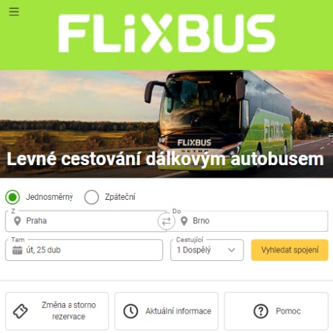 flixbus slevový kód