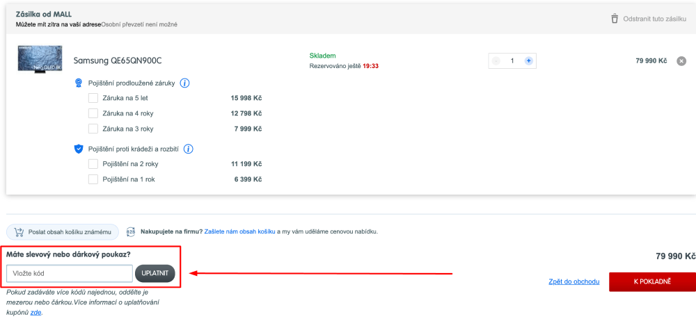 Jak používat Mall.cz slevový kód?