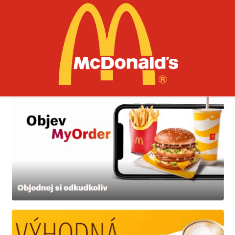 mcdonalds slevový kód