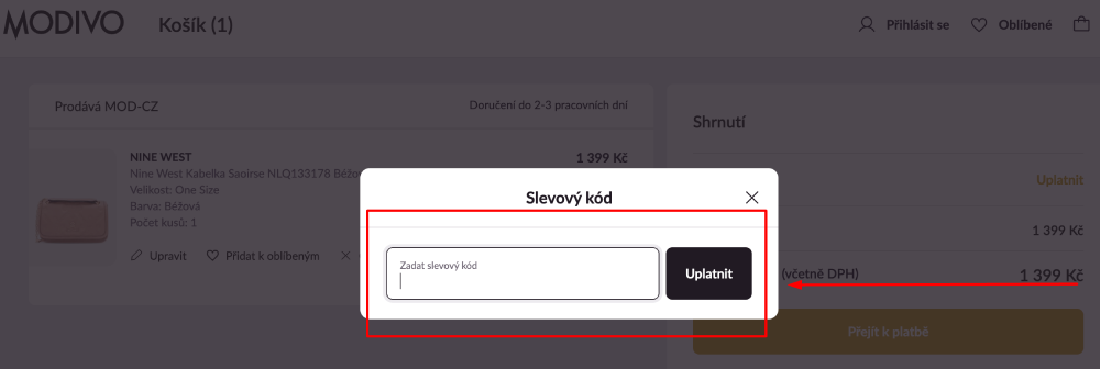 kde najít modivo slevovy kupon