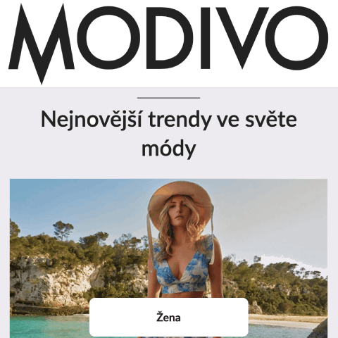 modivo slevový kód