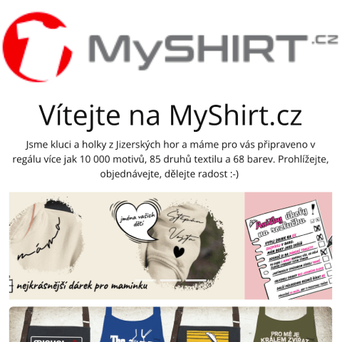 myshirt slevový kód