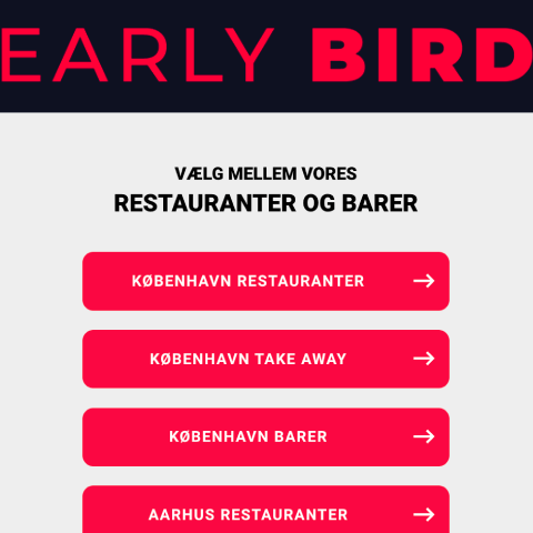 earlybird rabatkode