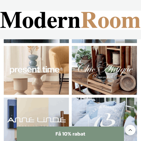 Hvordan bruges ModernRoom rabatkode?