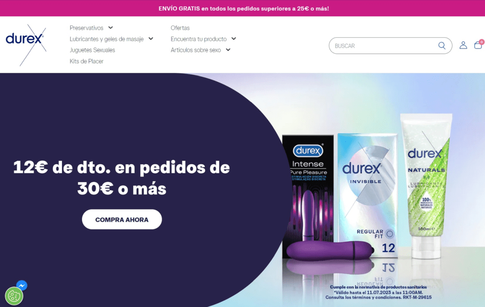 cupón Durex