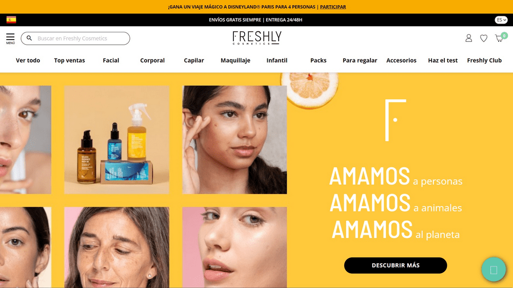 cómo ahorrar con el cupón freshly cosmetics