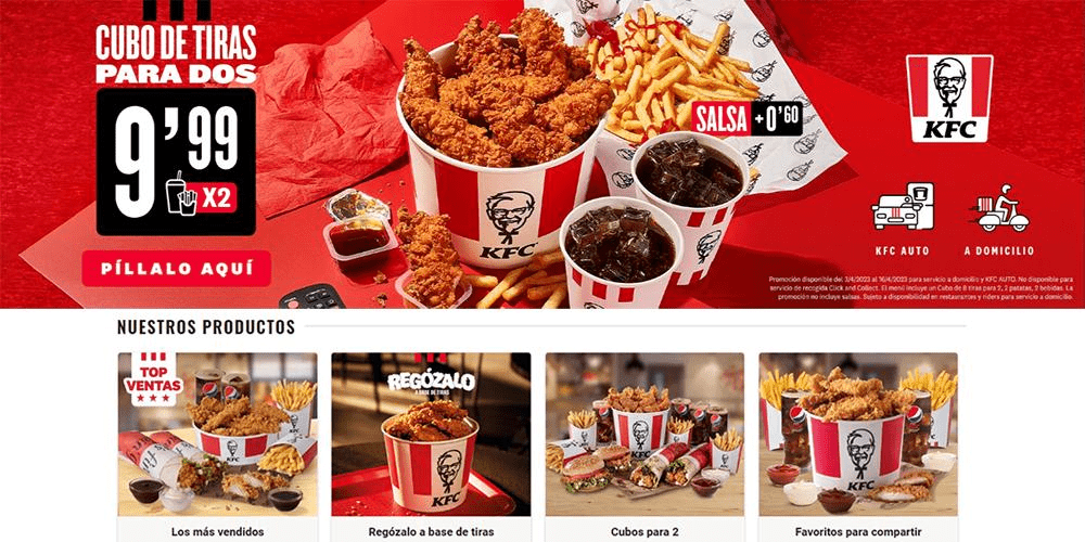 Promociones KFC codigo de descuento y cupones Abril 2024