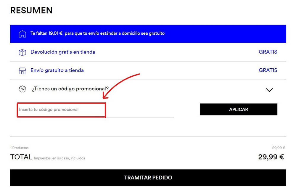 código promoción Lefties