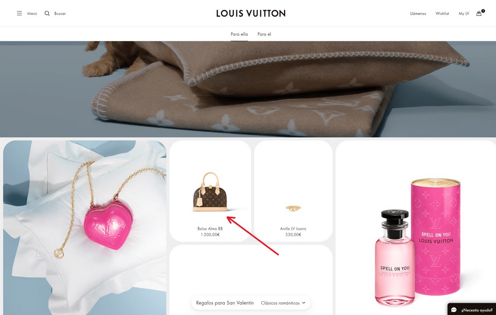 código Louis Vuitton