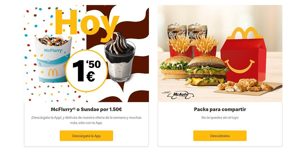 cómo usar el código de McDonalds para una ganga