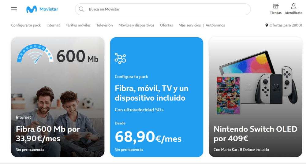 cupón Movistar