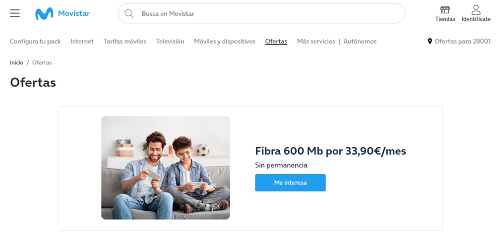 código promoción Movistar