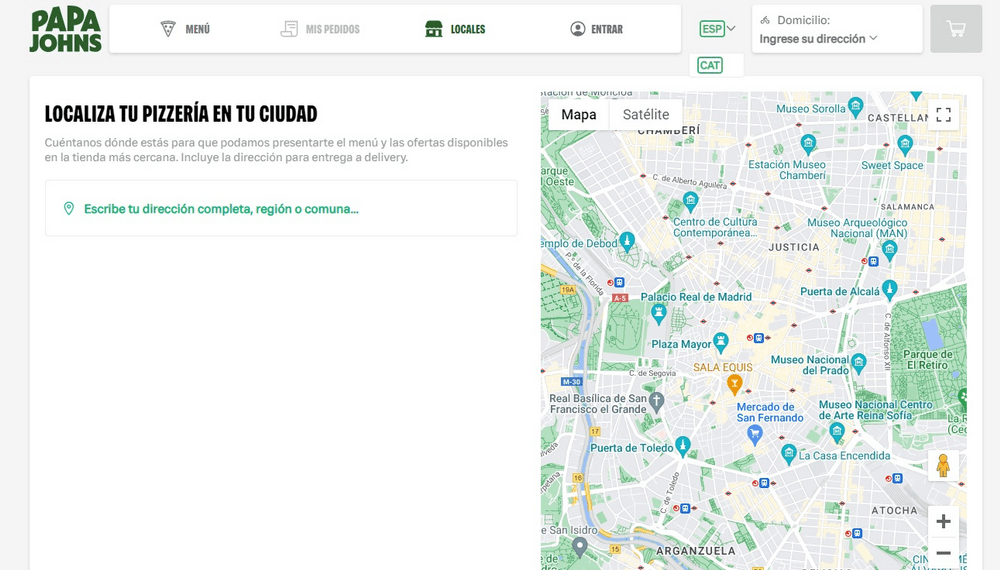 código Papa Johns