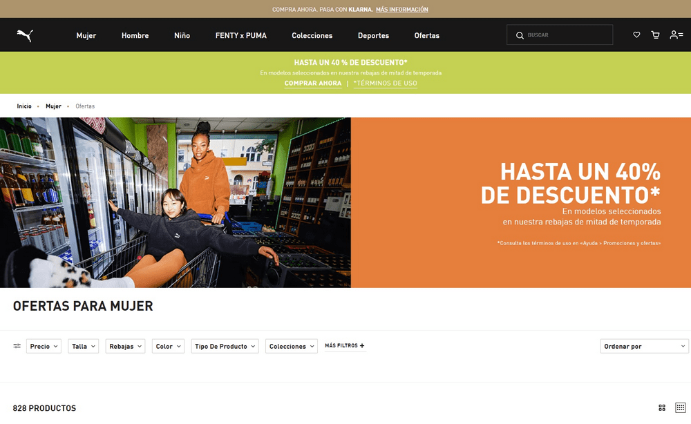 código promoción PUMA