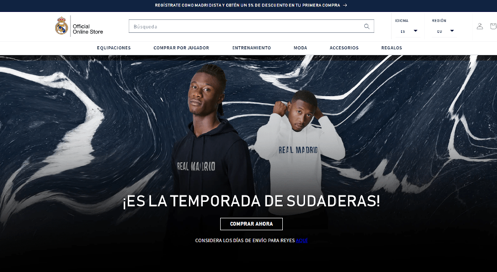 cómo ahorrar con el cupón real madrid store