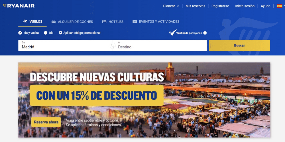 cómo ahorrar con el cupón Ryanair