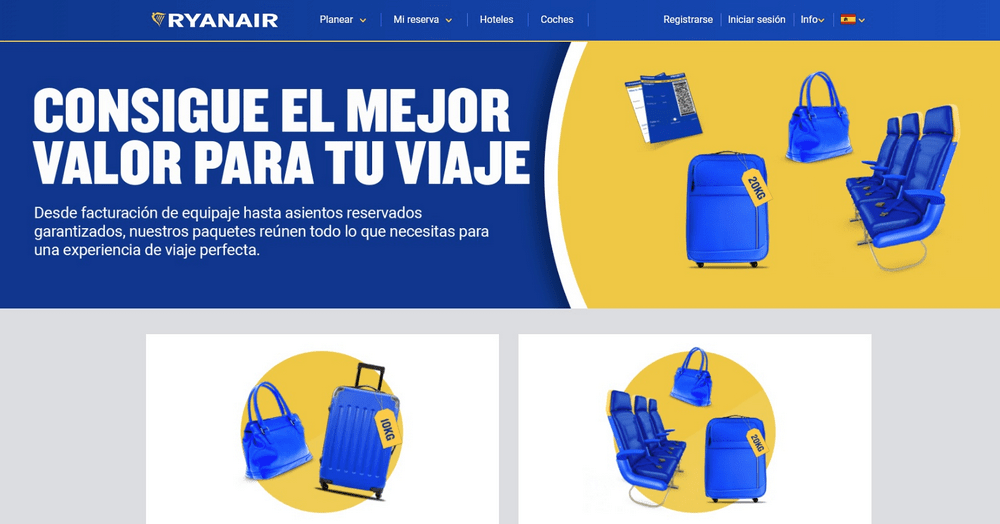 codigo promocional Ryanair