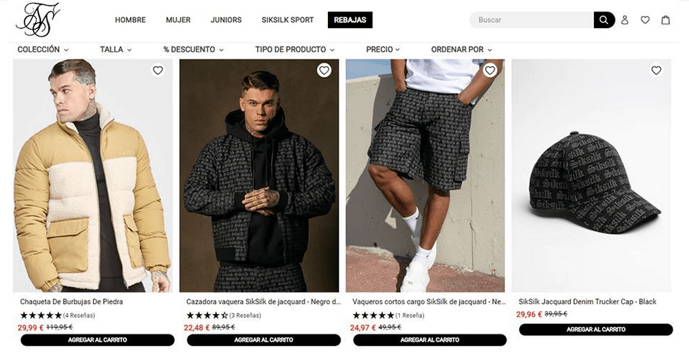 cómo ingresar el código de cupón de SikSilk