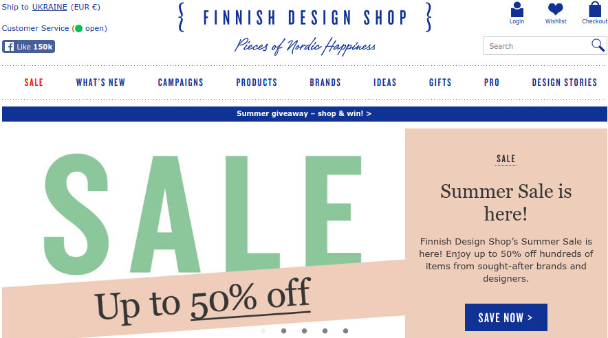 miten löytää finnish design shop ale