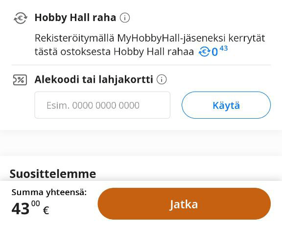 Kuinka käyttää Hobby Hall-alennuskoodia?