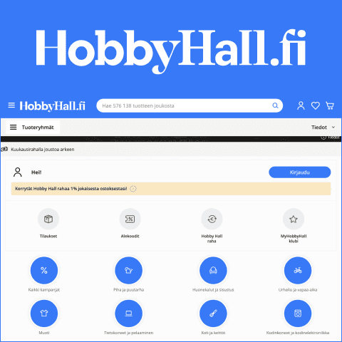 Hobby Hall -alennuskoodi