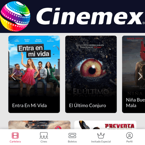 cinemex código de descuento