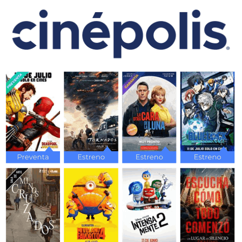 cinepolis código de descuento