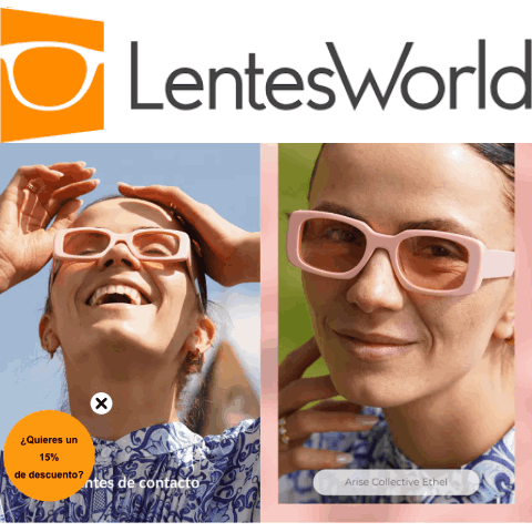 lentes world código de descuento