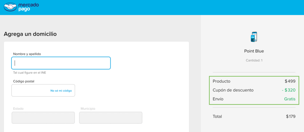 dónde encontrar el código de descuento de mercado pago