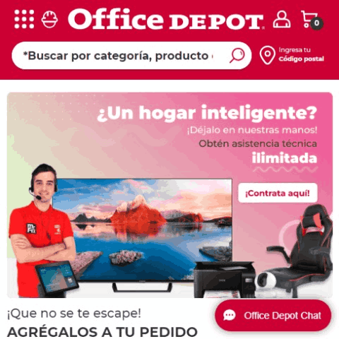 office depot código de descuento