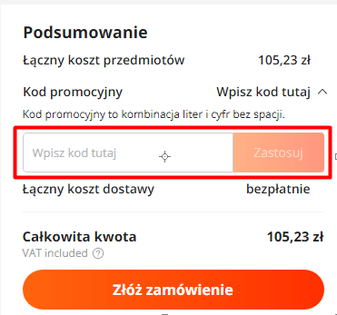 jak korzystać z kodu aliexpress