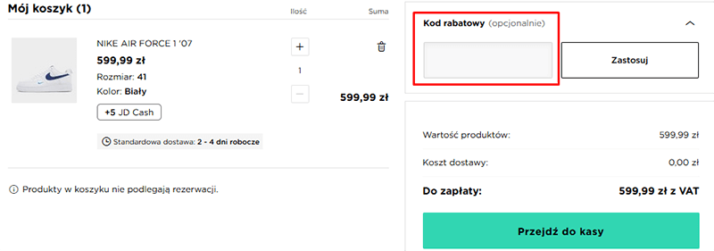 Jak zastosować kod rabatowy JD Sports