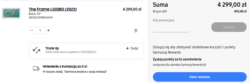 Jak zastosować kod rabatowy Samsung