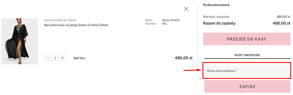 Jak uzyskać kod rabatowy Victoria's Secret