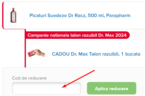 Unde găsiți codul de reducere Dr. Max?