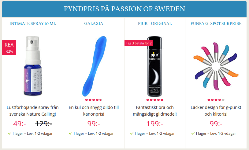 hur man hittar passion of sweden rabatt
