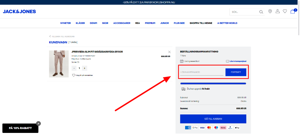 Var hittar jag Jack and Jones rabattkod?