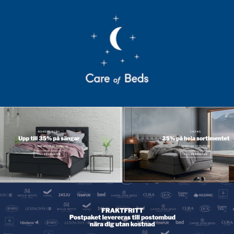 Care of beds rabattkoder