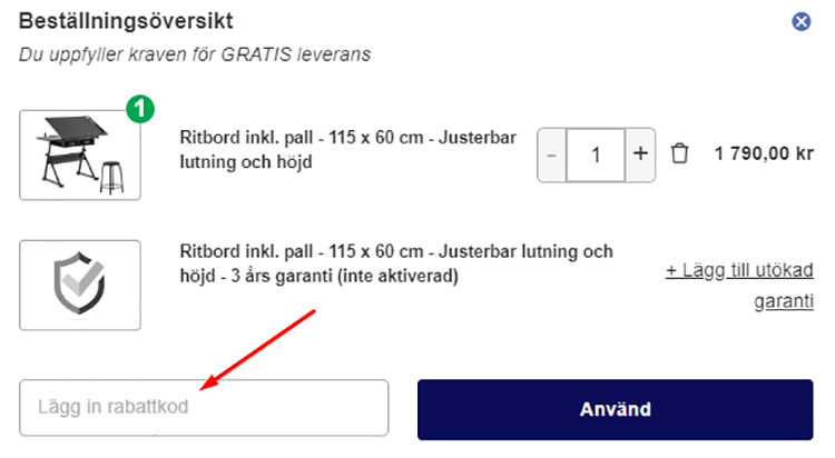 Hur använder jag Expondo rabattkupong?