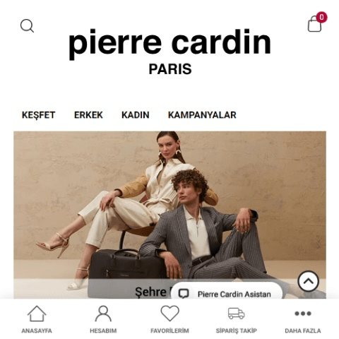 pierre cardin indirim kodu