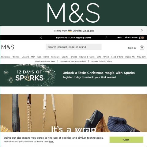 Marks and Spencer промокод