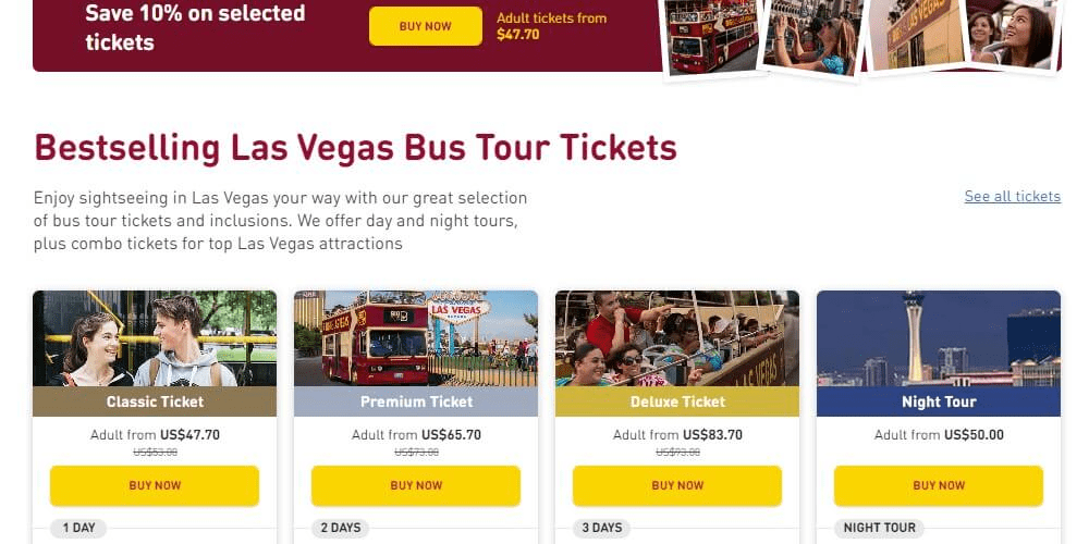 big bus tours military discount