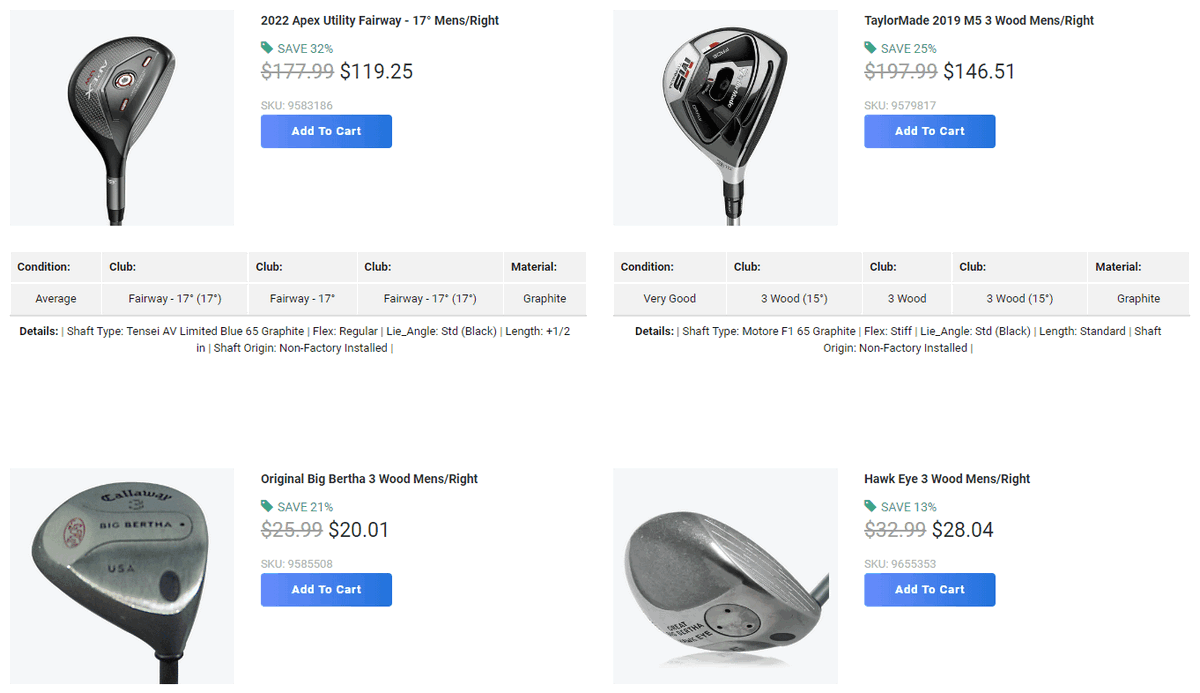 how to save with Callaway Golf Pre-Owned coupon