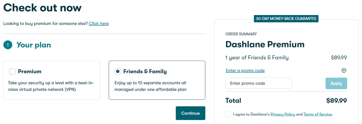 how to apply Dashlane discount code