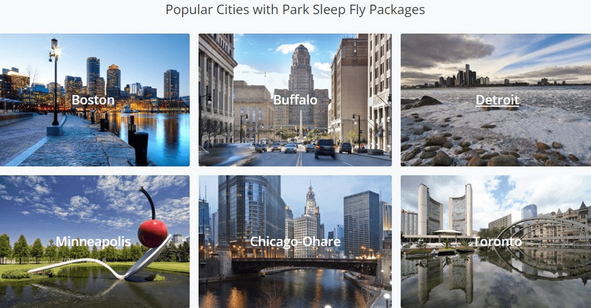 what park sleep fly discounts packages give