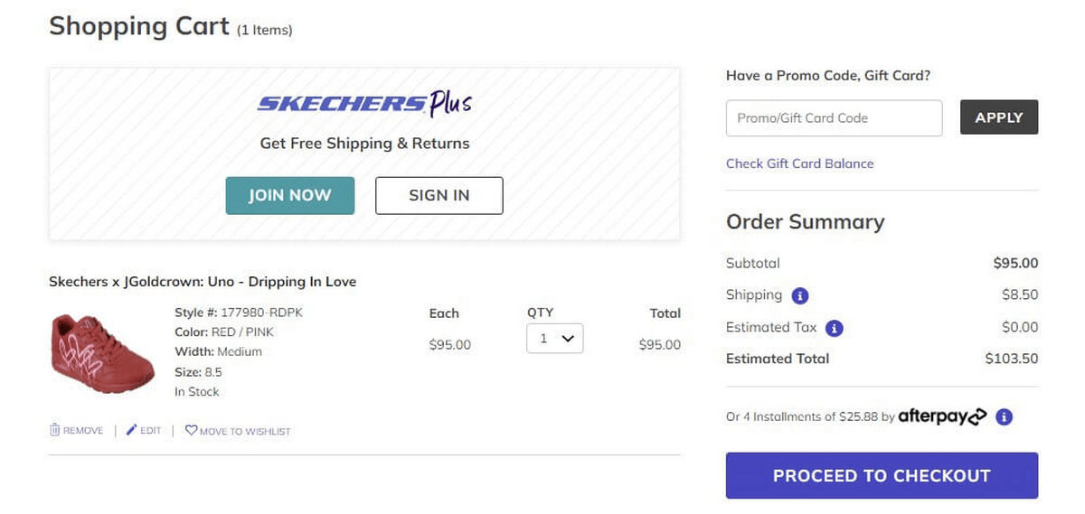 how to use promo code skechers