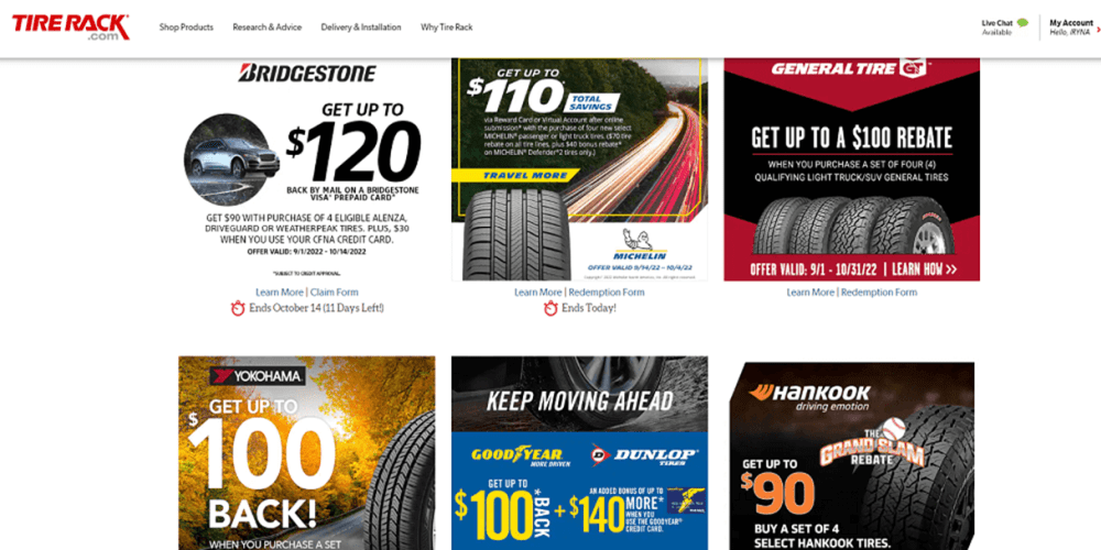 how to save with tire rack coupon code